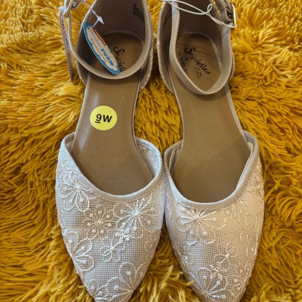 Seychelles Crochet Flats